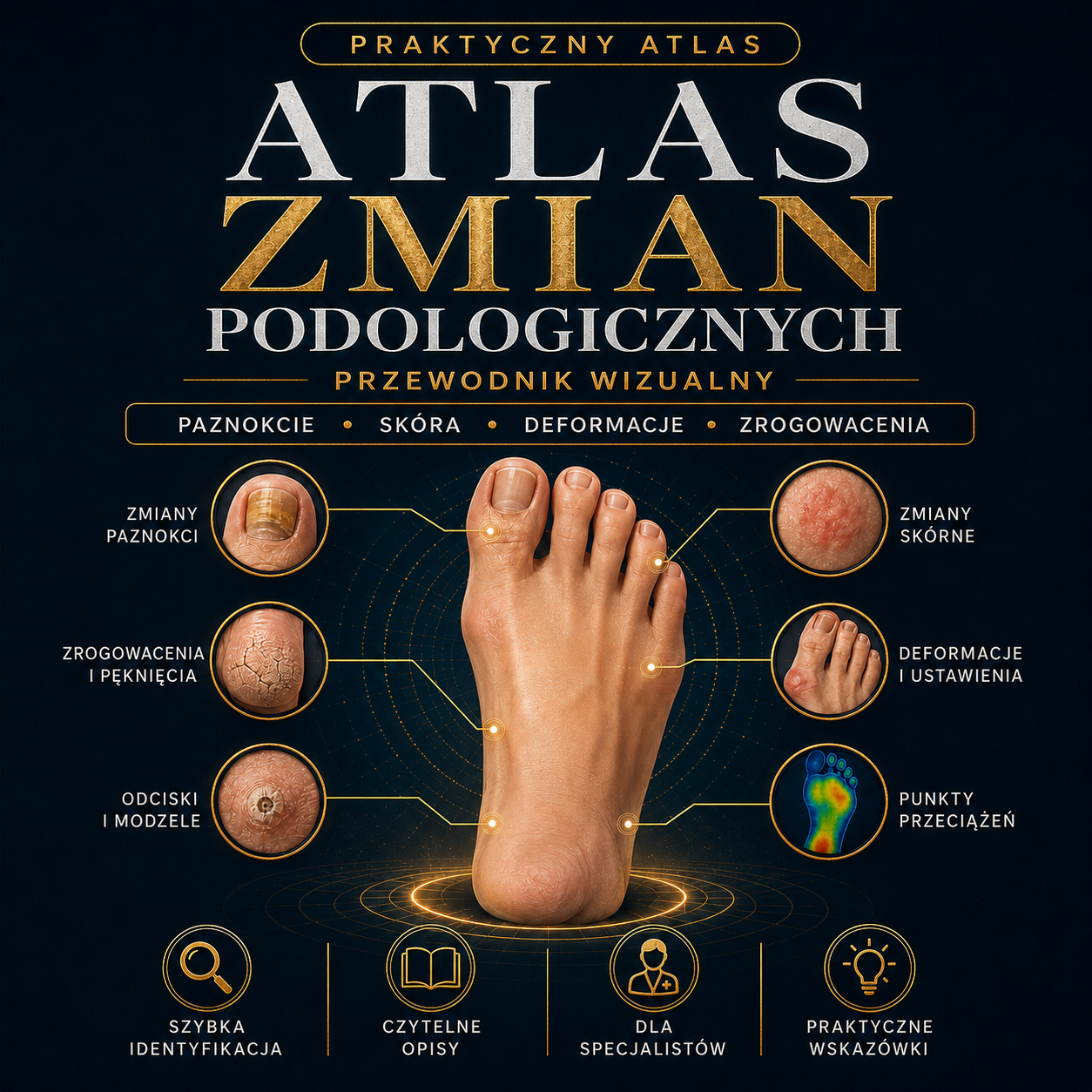 Atlas Zmian Podologicznych – Przewodnik Wizualny